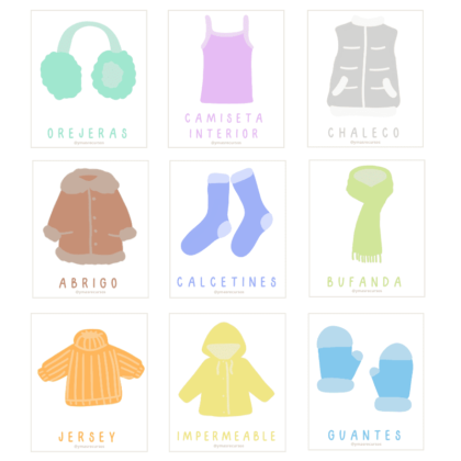 vocabulario invierno