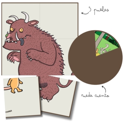 El grúfalo - puzles y rueda